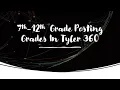 7th-12th Posting Grades in Tyler Sis 360