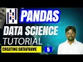 5 Pandas DataFrame Tutorial Creating DataFrame from Dictionary CSV Excel JSON