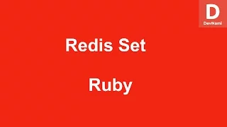 Ruby Create Set in Redis