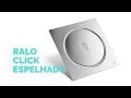 Video do produto Ralo Click Inteligente de Banheiro 10x10 cm (Inox Espelhado) - Outlet