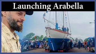 Launching His First Boat After 7 Years of Hard Work – Ep. 271 – Journey of a Wooden Boat
