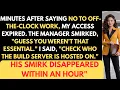 Manager Revoked My System Access as Punishment Didn t Realize the Build Server Was Hosted on My