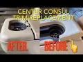 Center consul replacement on 1999-2010 Ford F250-450 trucks for less than 30 make it look new again