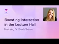 How Interactive Lessons Led to Improved Course Evaluations