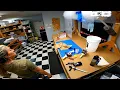 UPS Fedex authorized shipping center POV packing up ASMR