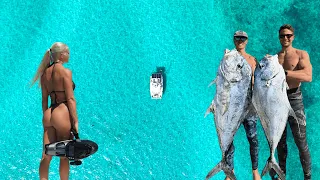 GIANT African Pompano turned Gourmet Sushi (Catch & Cook)