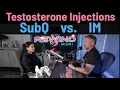 Testosterone injections subcutaneous vs intramuscular