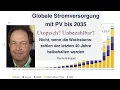 Download Lagu Weltstromversorgung mit PV: Wann? Kosten?