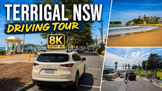 Terrigal NSW Driving Tour in 8K Scenic Coastal Drive from Terrigal Drive to Beachfront