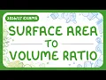 GCSE Biology - Surface Area to Volume Ratio exams