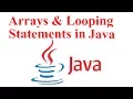 Arrays and Looping Statements in Java Programming