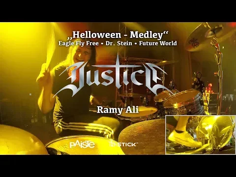 Download MP3 Helloween - Medley  (Cover) | Justice - Ramy Ali live @ Strohofer Geiselwind | Drumcam