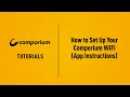 How To Set Up Your Comporium WiFi App Instructions