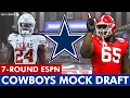 ESPN s 2024 Cowboys Mock Draft 7-Round Dallas Cowboys Draft Picks For 2024 NFL Draft