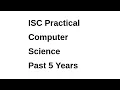 Solving ISC Previous Year Computer Practical Questions PArt 2 Jaysmito Mukherjee