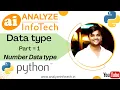 Data type Number Data type - Part 1 Analyze Infotech