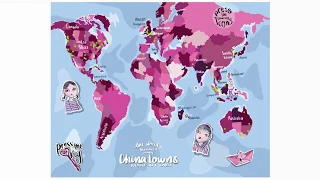 Data Visualisation - Chinatown around the world P5 js