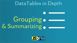 DataTables Module Grouping