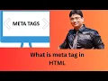 HTML Tutorial Title Script Link Meta Tags Web Development Tutorials in HINDI