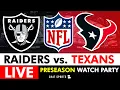 Raiders vs Texans Live Stream FREE NFL Preseason Watch Party On ESPN Fernando Mendoza Stats