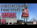 10 BEST Restaurant Food Spots To Visit in Detroit MI IS A MUST