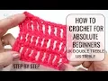 HOW TO CROCHET FOR ABSOLUTE BEGINNERS UK DOUBLE TREBLE EPISODE 5 Bella Coco Crochet