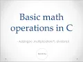 C Programming Zero to One -