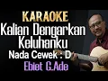 Download Lagu Kalian Dengarkan Keluhanku (Karaoke) Ebiet G Ade Nada Wanita Cewek Female Key D