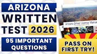 2026 ARIZONA DMV WRITTEN TEST AZ PERMIT EXAM PRACTICE DMV HANDBOOK 2026