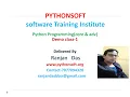 Python Demo class 1 Ranjan Das Ranjan Sir Pythonsoft Pythonsoft Software Training Center