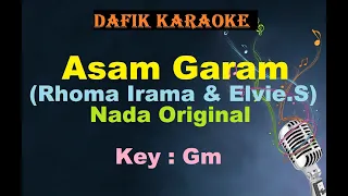 Download Asam Garam (Karaoke) Rhoma Irama \u0026 Elvie Sukaesih Original Key Gm Dangdut MP3