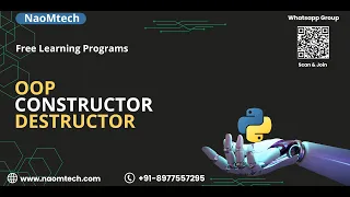 35 Python Tutorial for Beginners Constructor and Destructor