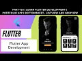 Flutter for Beginners Part - 5 Portfolio App BottomSheet ListView and GridView builder