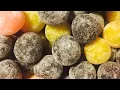 Tasting Candy Nation Super Sour Balls Black Punch not Lemonade
