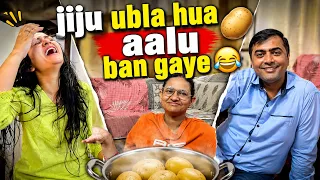 Jiju ubla hua aalu 🥔 ban gaye 😂|| Vlog || Sibbu giri