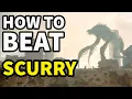 How to Beat THE SPIDER CREATURES in Scurry