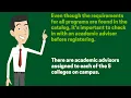 How to Find Program Requirements in the EMU Catalog