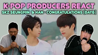 musicians react u0026 review skz seungmin u0026 han congratulations day6 cover 