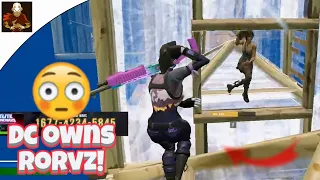 DCAWESOMER vs RORVZ 1v1 ZONEWARS FORTNITE