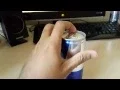 How to simply open a Redbull can