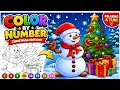 Colouring Game Step By step Colour By Number Christmas Coloring