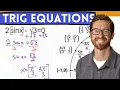 Solve Trig Equation with Unit Circle 4 examples