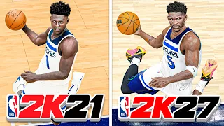 Scoring With Anthony Edwards In Every NBA 2K