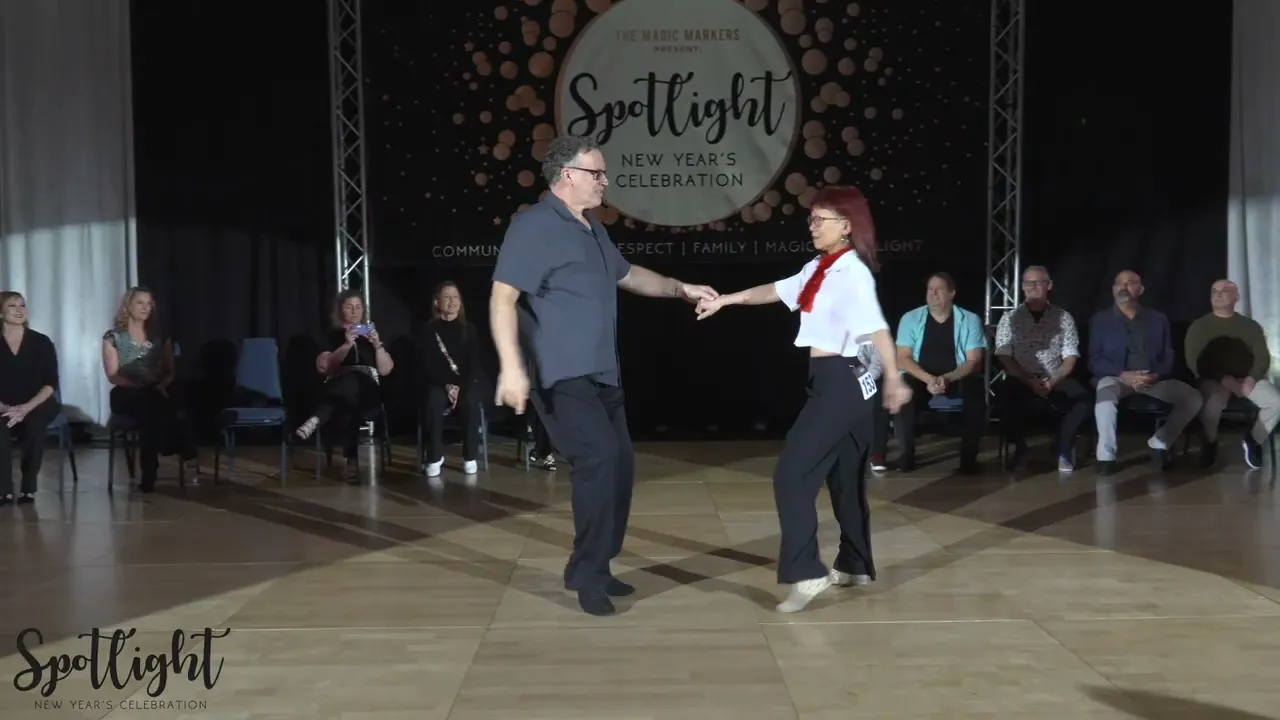 Spotlight New Year's Celebration 2024/2025 Masters Open Jack & Jill David Carter & Adela Su