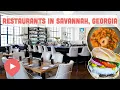 Best Restaurants in Savannah GA