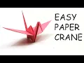 How To Make a Paper Crane - Origami Crane Easy