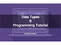 R Programming Tutorial - 02 Data Types in R Programming