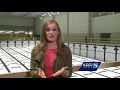 Years after construction began crews begin filling Olympic pool