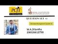 Data Base Task 03 Create Tables Using Customized Databases 1st Year Java Institute