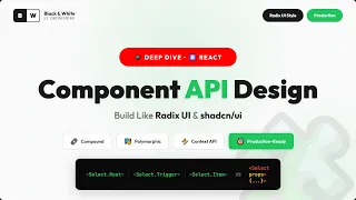 React Component API Design Build Like Radix UI React Tutorial